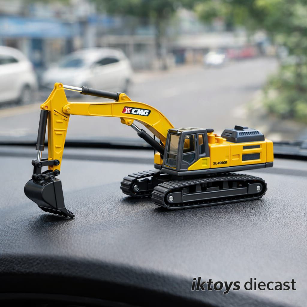 Miniatur Excavator XCMG Diecast | Mainan Alat Berat Pajangan