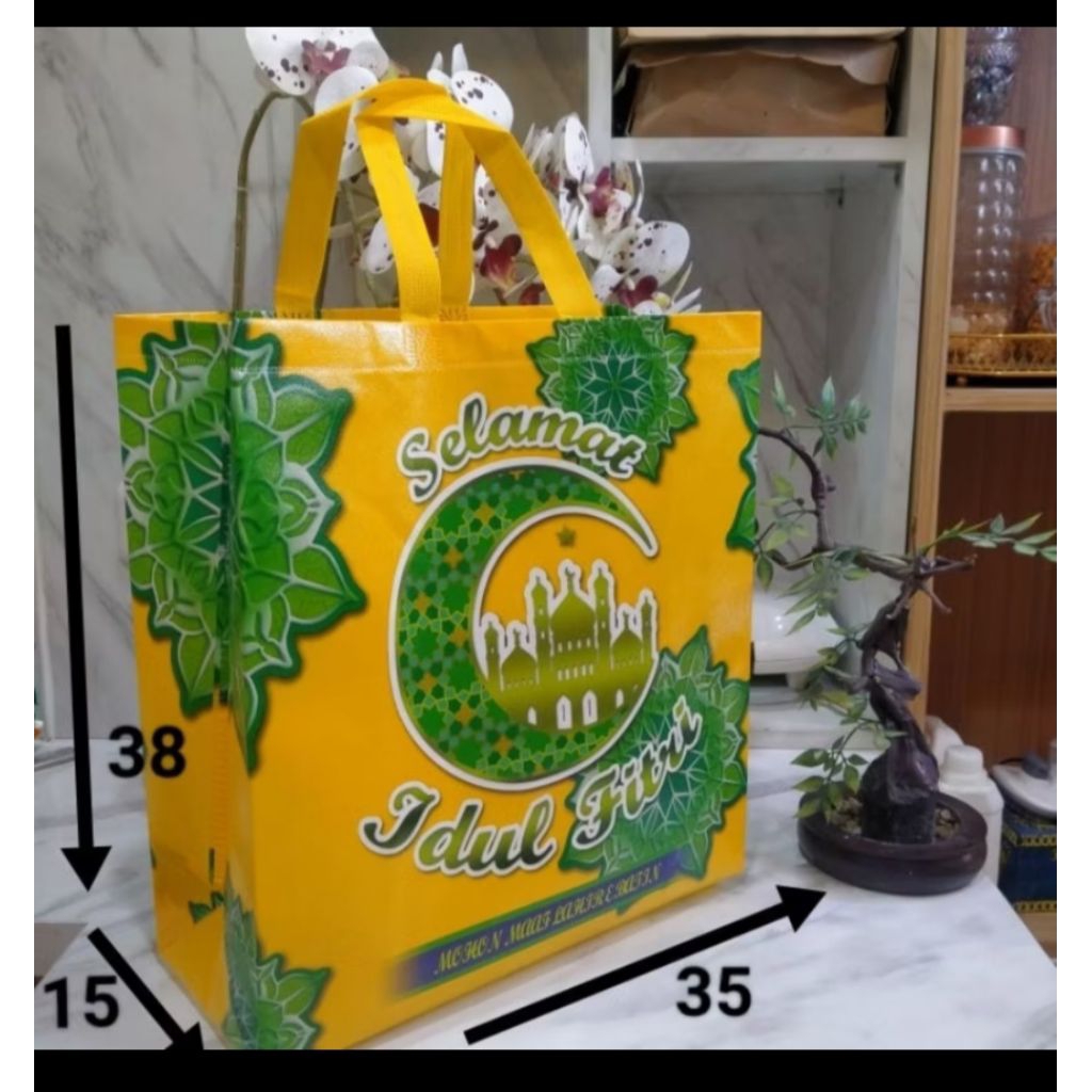TAS LEBARAN / TAS HAMPERS LEBARAN / TAS SEMBAKO JUMBO / TAS LAMINASI LEBARAN / TAS IDUL FITRI