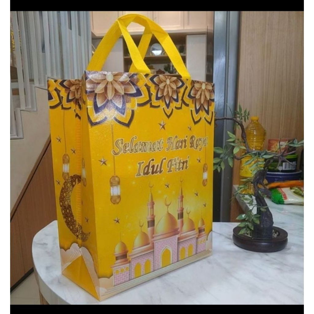 TAS LEBARAN / TAS HAMPERS LEBARAN / TAS SEMBAKO BESAR / TAS LAMINASI LEBARAN / TAS IDUL FITRI