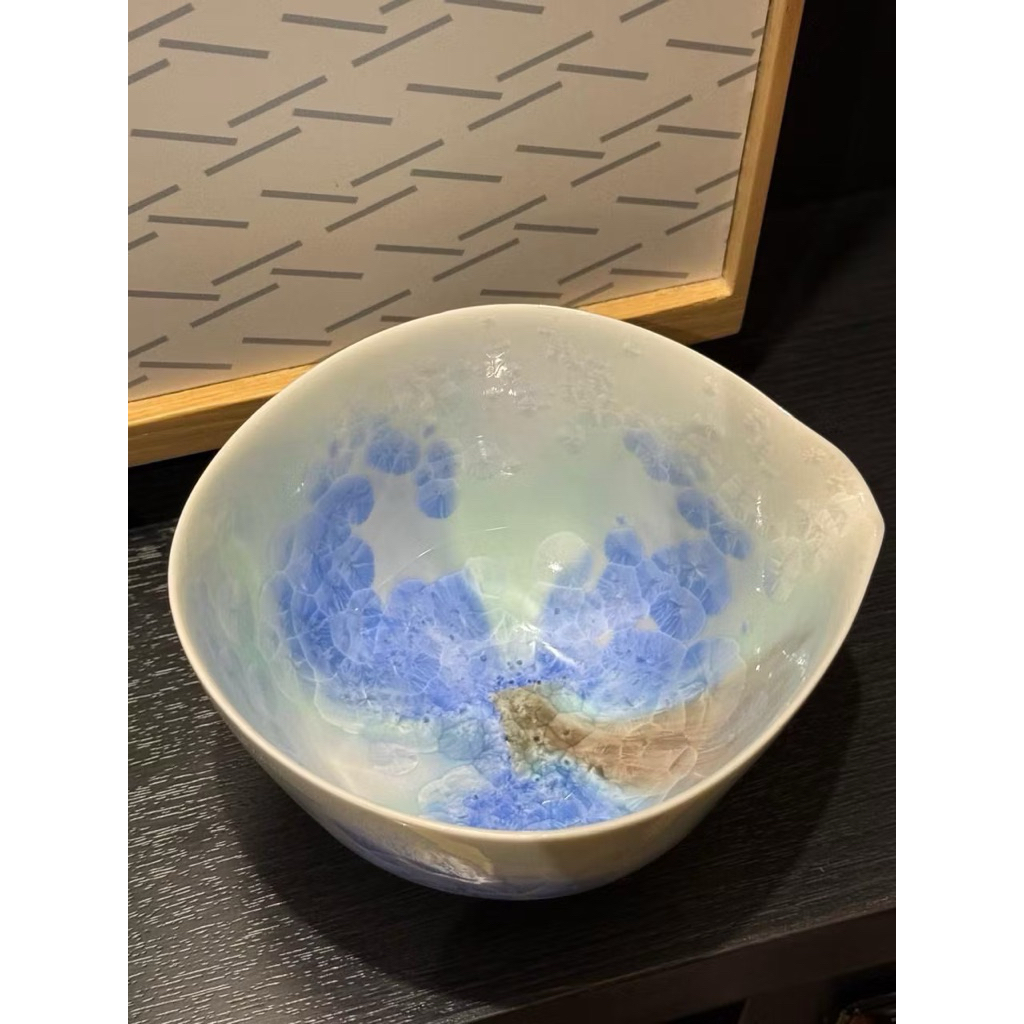 kiwakoto suikaen taro chawan matcha bowl katakuchi