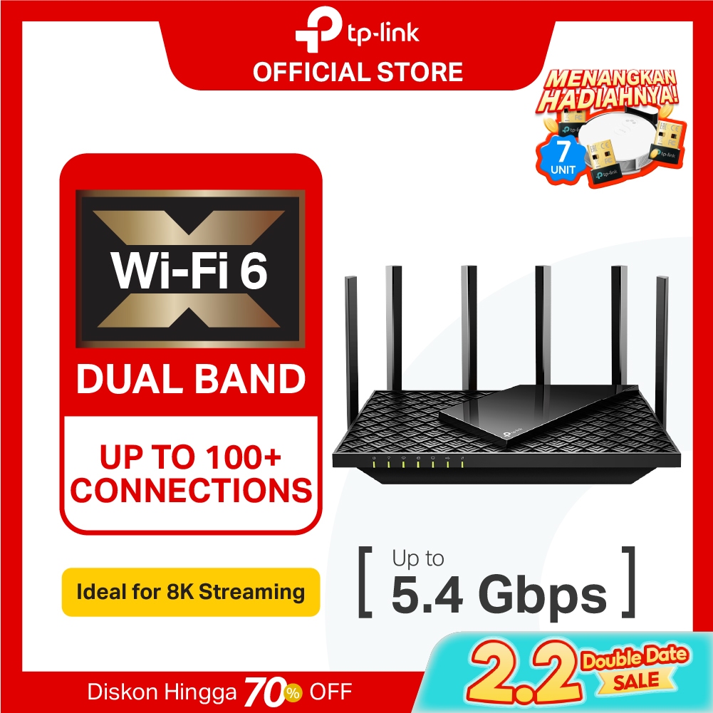 TP-Link Archer AX72 AX5400 WiFi 6 Router Dual Band Gigabit Mesh Wireless Ruter Access Point Gaming