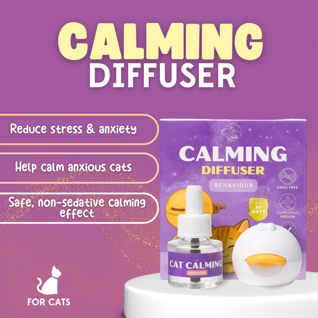 DrToots CALMING DIFFUSER Cats | Anti Stress Cemas Anxiety untuk Kucing Aman & Vet- Approved | Obat P
