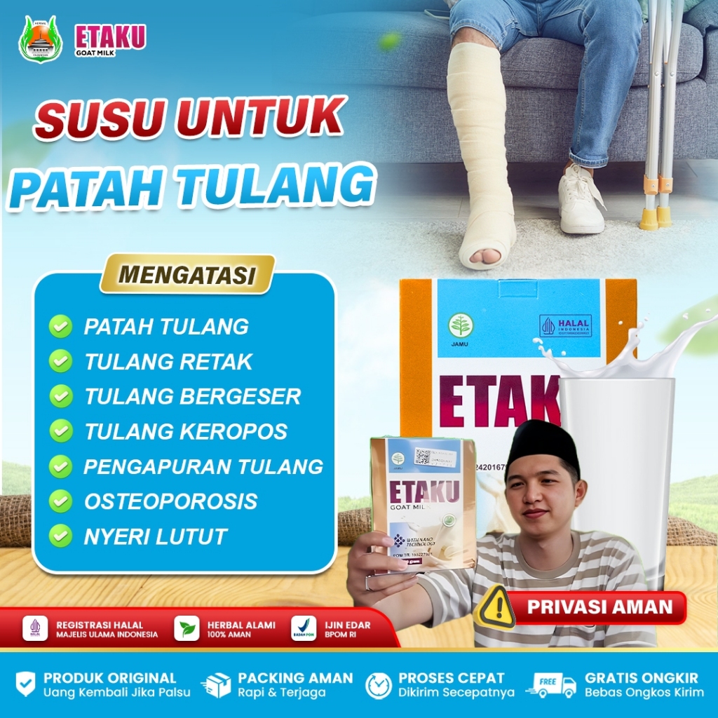 Susu Patah Tulang Retak Remuk Tulang Bergeser Pengapuran Tulang Sendi Osteoporosis Nyeri Sendi Lutut