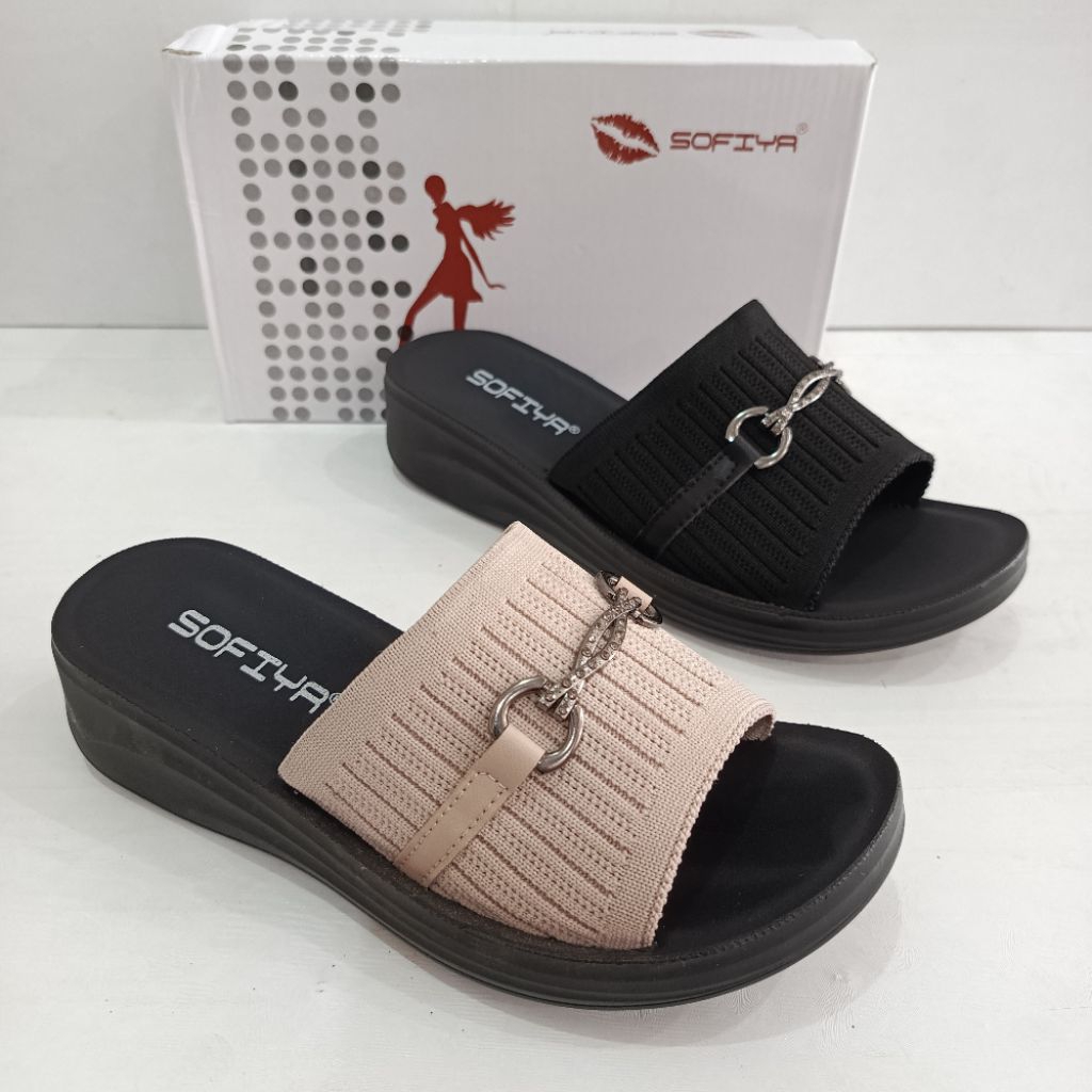 Sandal Sofiya Haq rendah 3cm tipe 1989-61 | Sandal Sofiya hak rendah 1988-31 | Sandal Import Sofiya 