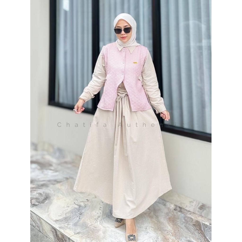 GAMIS CHATIFA + OTHER/ DRESS CHATIFA ORI TERLARIS