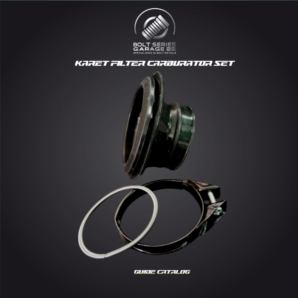 Karet Filter Set Klem Karburator - TS 125 - RX KING