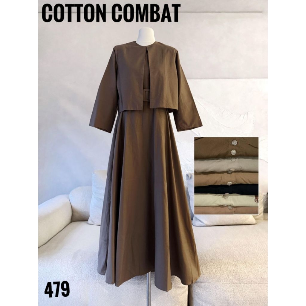 DINAR DRESS ROMPI FASION MUSLIM WANITA