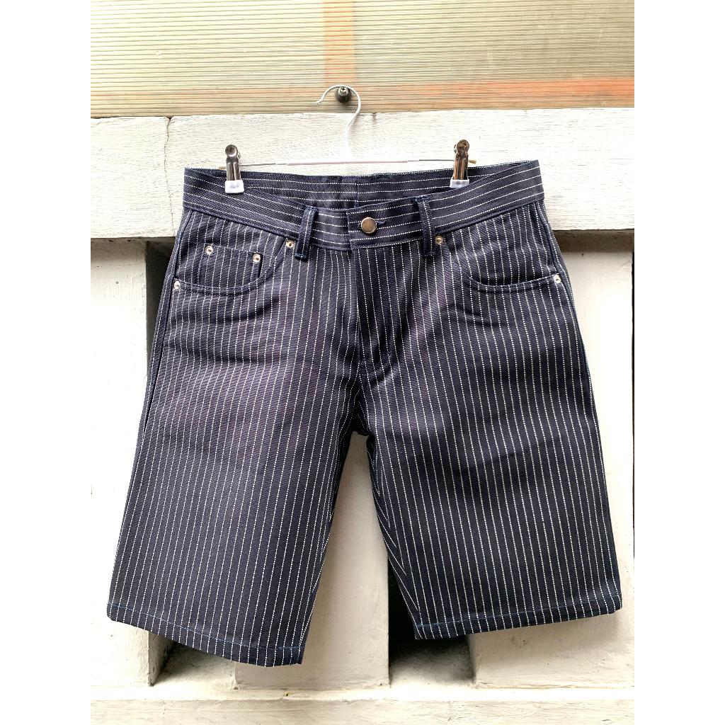 Celana Jeans Pendek Kekinian Bahan wabash denim Free Custom Size