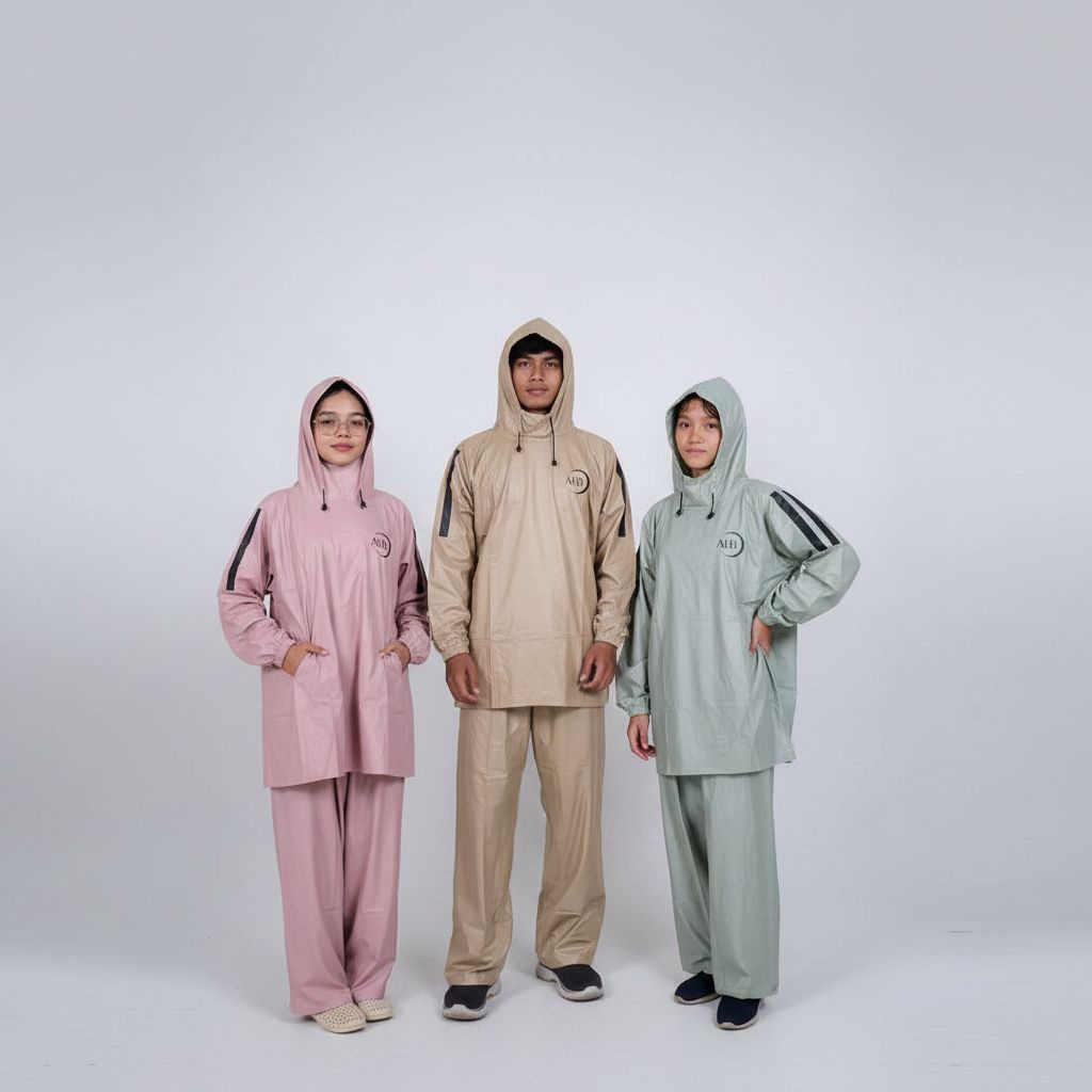 Jas hujan Emondo Alodie Jas hujan Hoodie Elmondo jas hujan dewasa hoodie