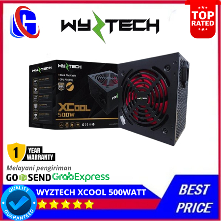 PSU 500WATT / POWER SUPPLY 500WATT / PSU WYZTECH OFFICE XCOOL 500WATT - ATX