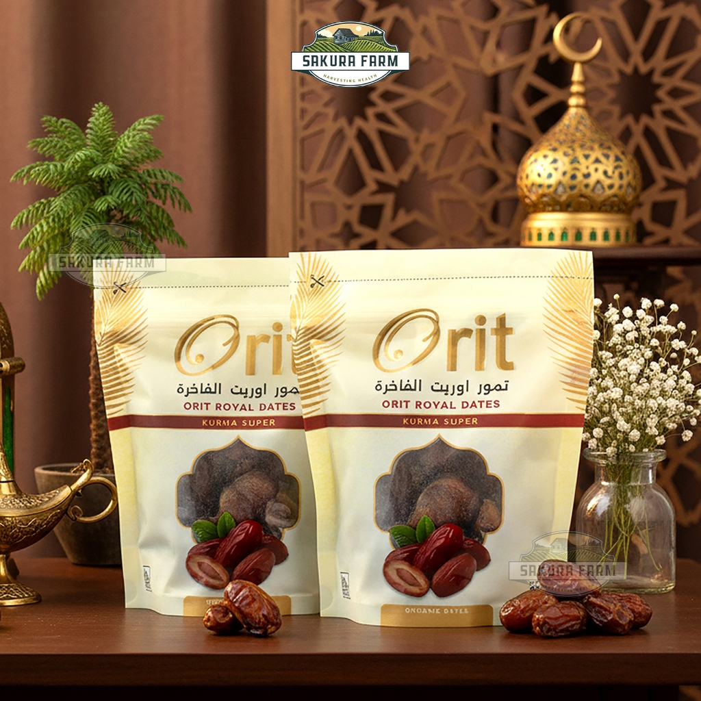 Kurma Sukkari Orit Jumbo Royal Dates Kurma Super 2 pcs Kurma Jumbo