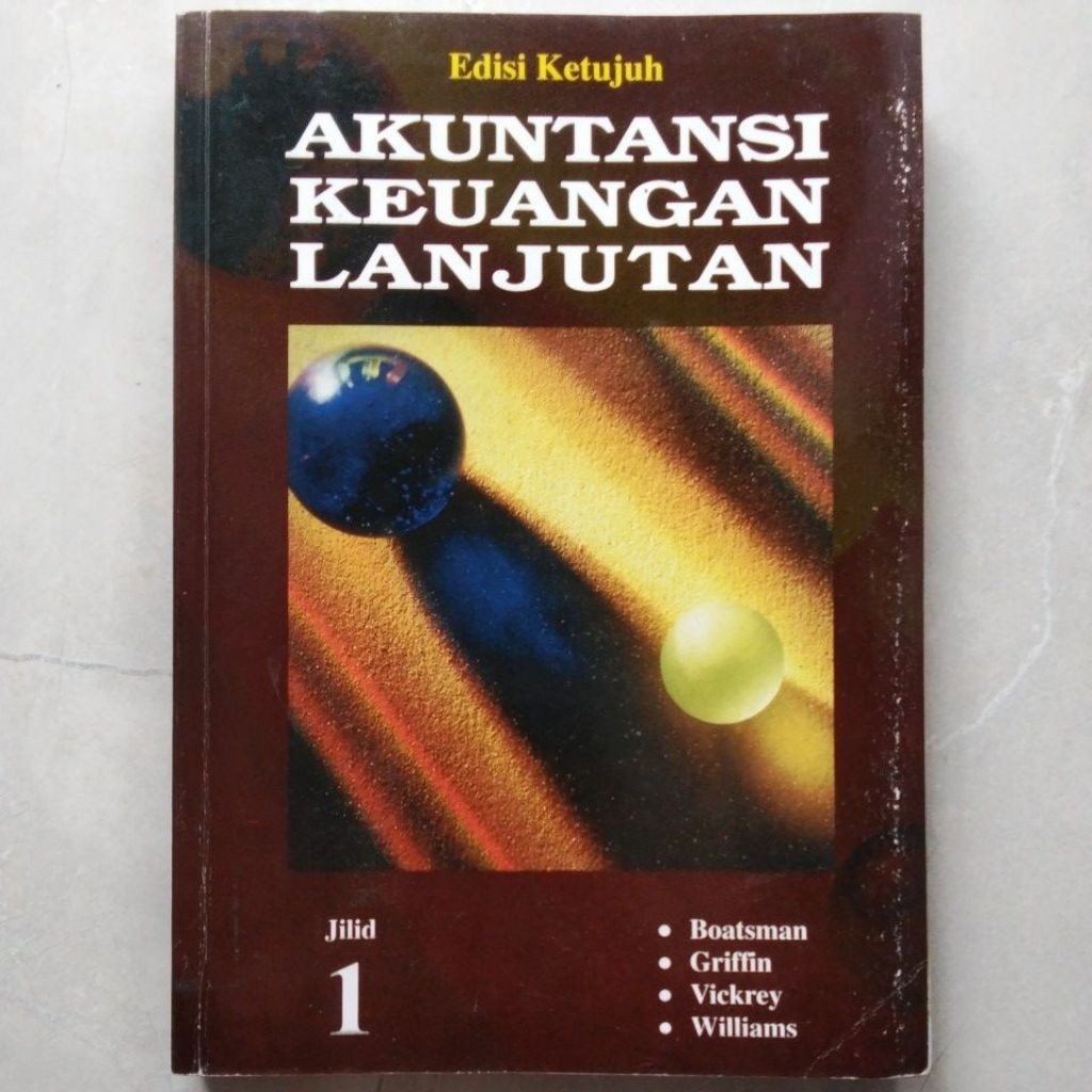 Akuntansi Keuangan Lanjutan Edisi 7 Jilid 1 ( ORI BEKAS ) #Boatsman,Griffin
