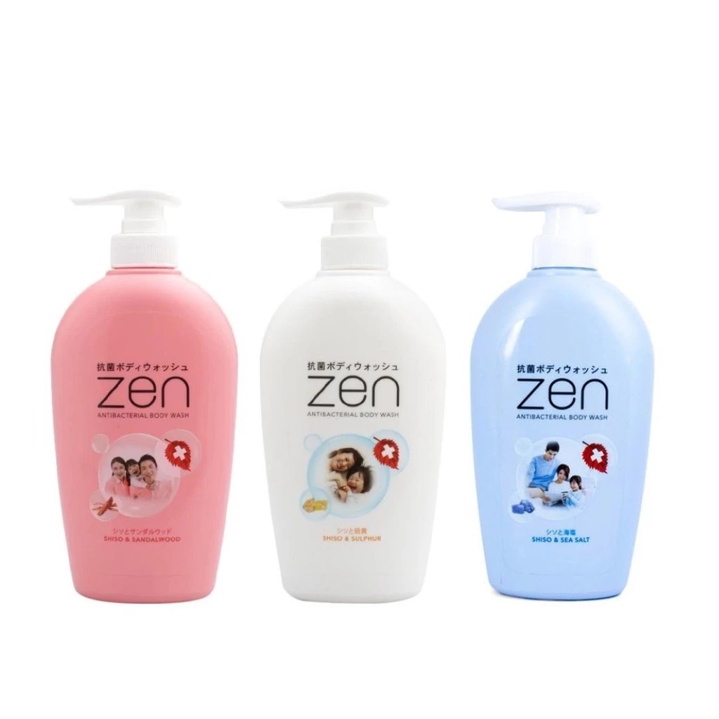 ZEN ANTIBACTERIAL BODY WASH PUMP 480ML | SABUN MANDI ZEN / SABUN CAIR ZEN