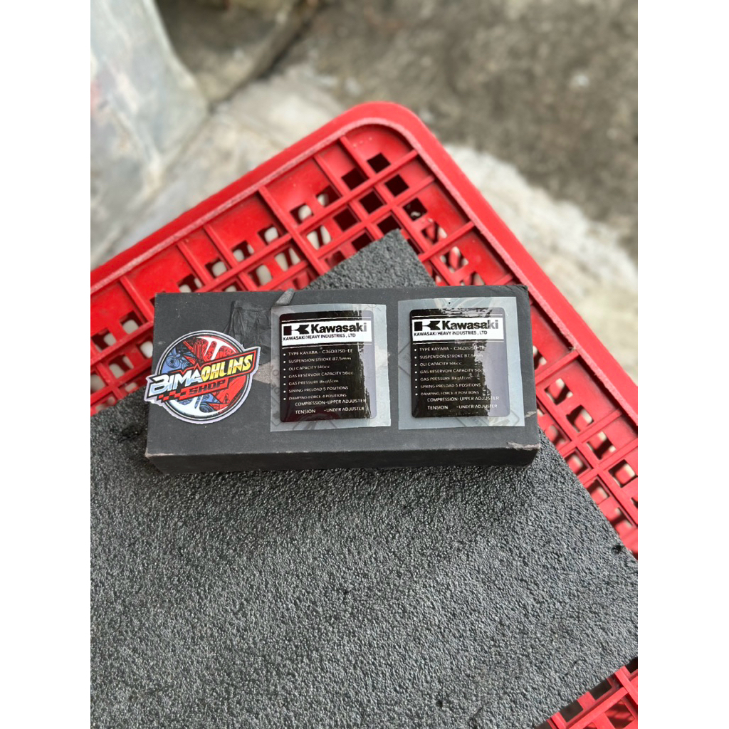 Stiker Shock KYB Zephyr 400cc KYB Zephyr 550cc