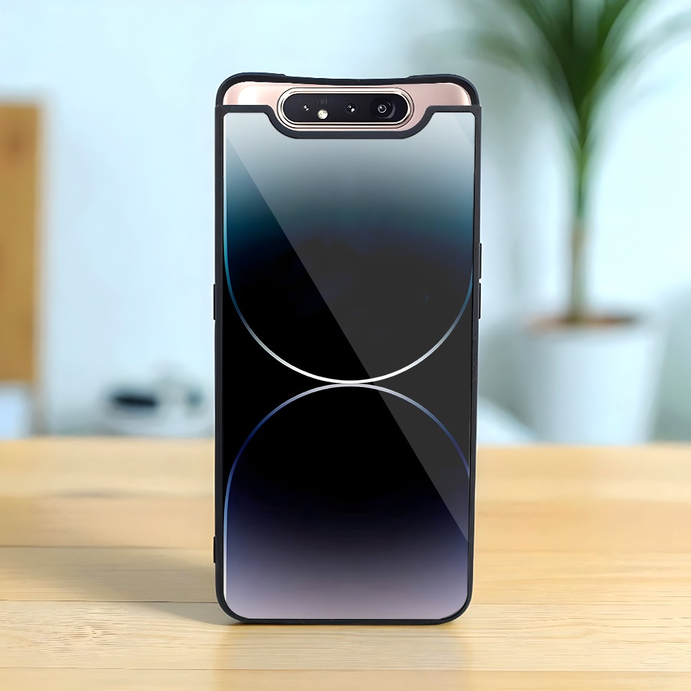 Case Glass Kilau For samsung A80 - case hp - case kilau samsung a80 - Casing Handphone samsung A80 [