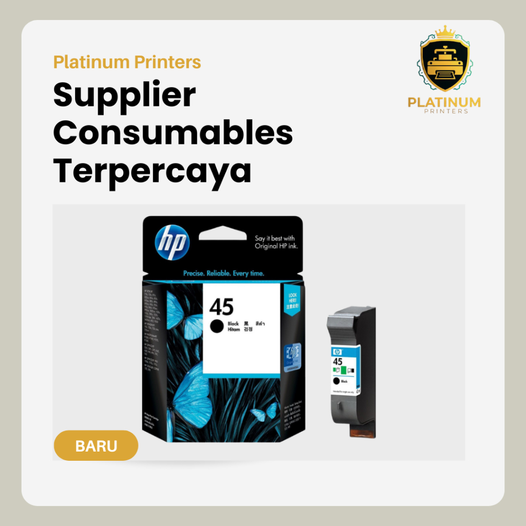 Tinta HP Deskjet 45 (51645AA) Black For HP DeskJet 710c