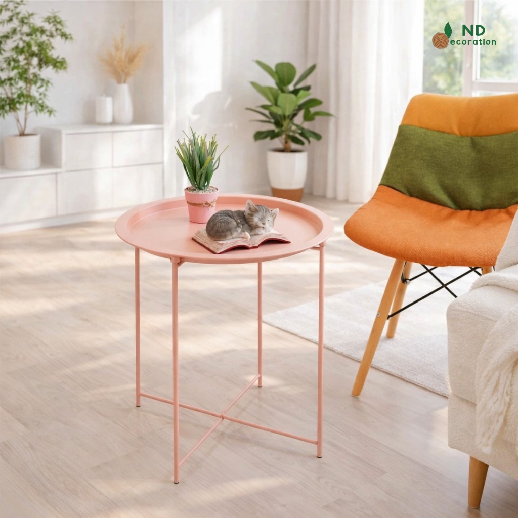 ND Decoration - Round Table Kaki Besi / Meja Bulat Kaki Besi