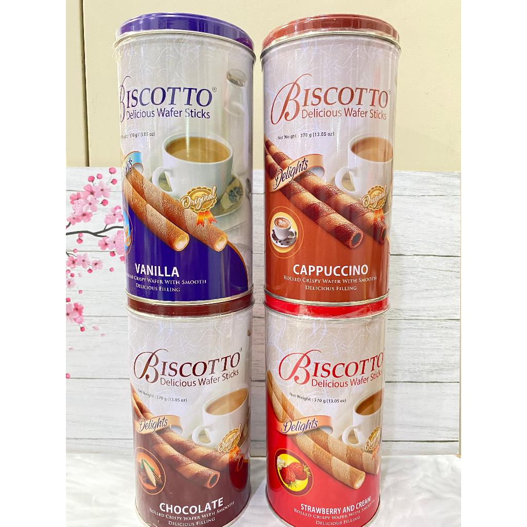 BISCOTTO 370GR WAFER STIK KALENG EXP. JUNI 2027