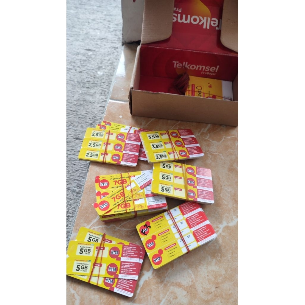 Voucher Ori Indosat IM3 3GB/20Hari Jatim Jateng Bali Nusra