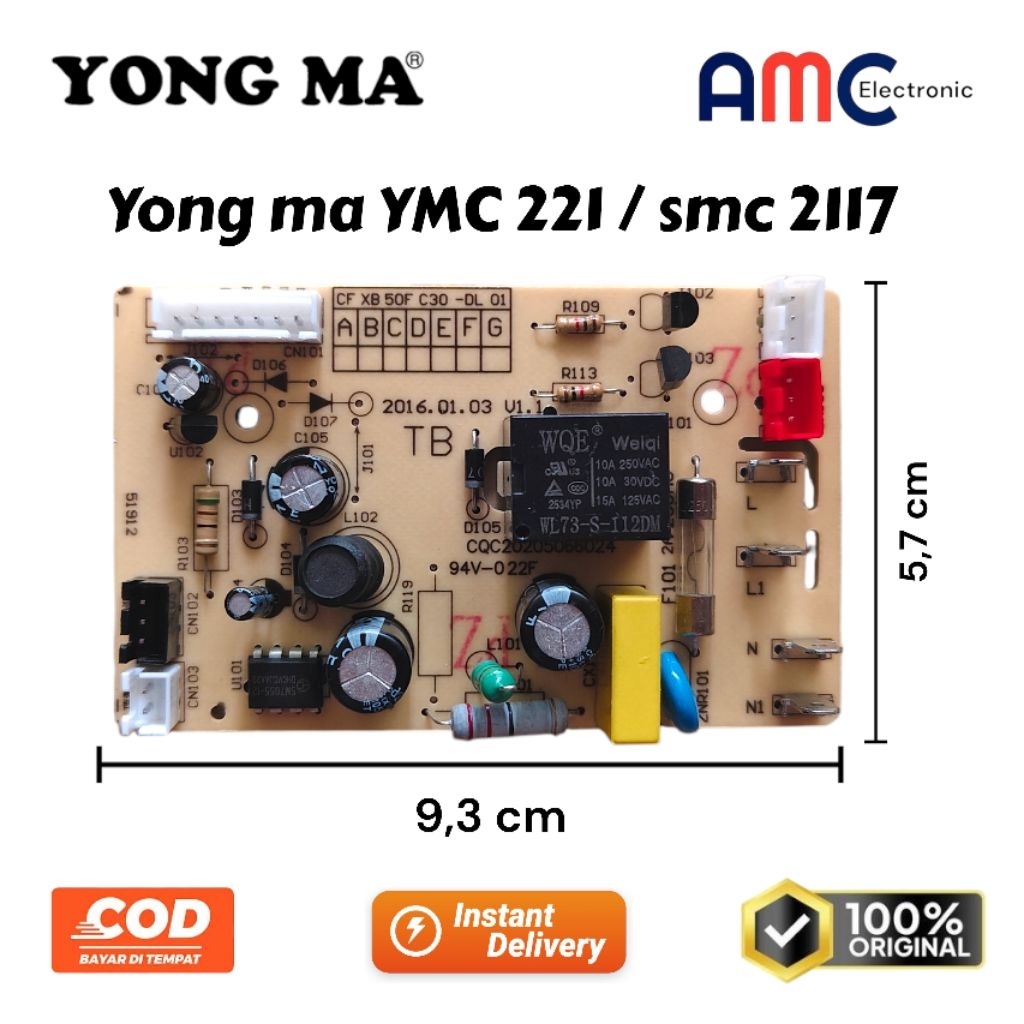 Modul Power PCB Magic Com Yong Ma YMC 211 / SMC 2117 Original Pcb Power Magicom Yong Ma smc 5600 SMC