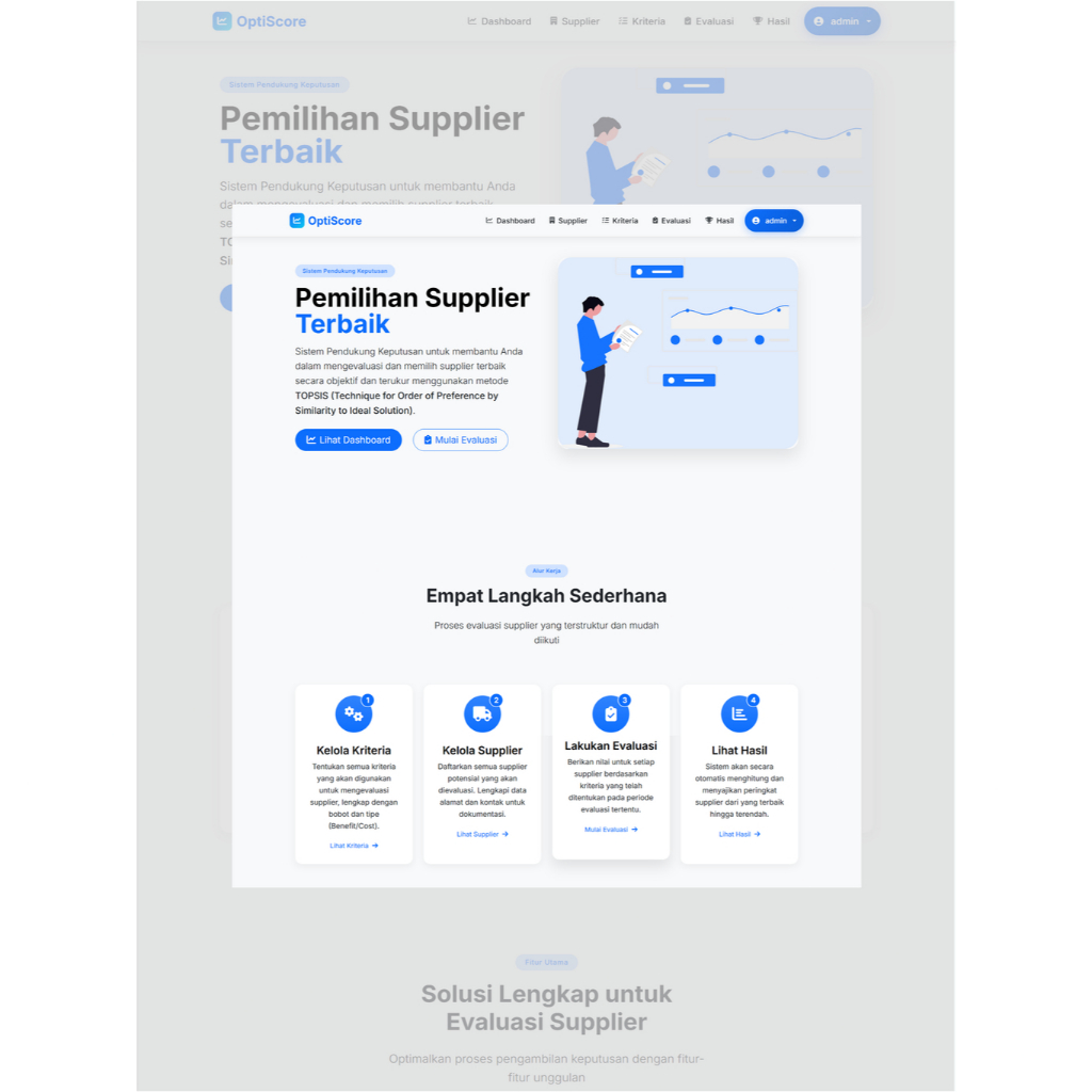 Template Script SPK TOPSIS PHP CodeIgniter Full Source Code