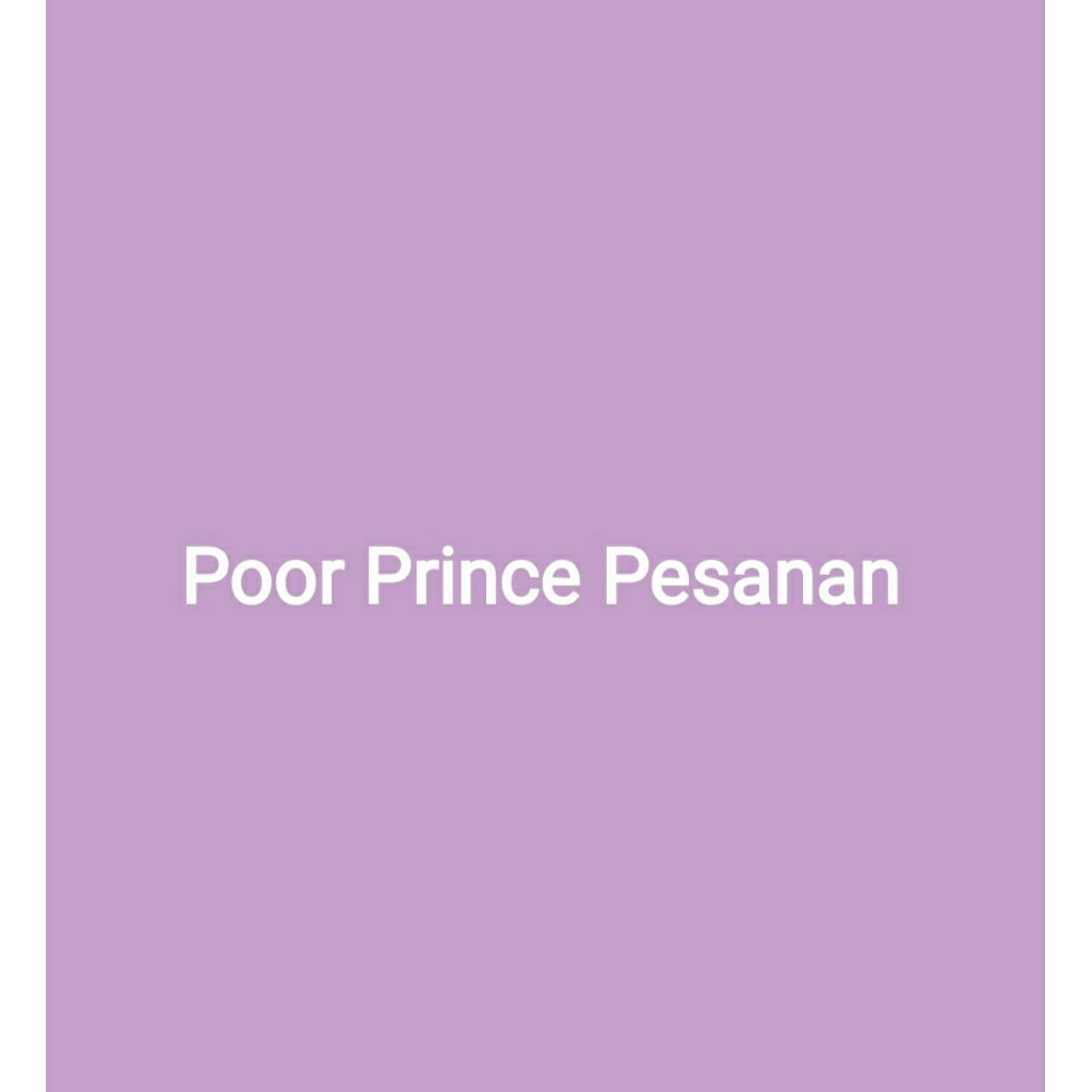 Set komik Poor Prince Pesanan
