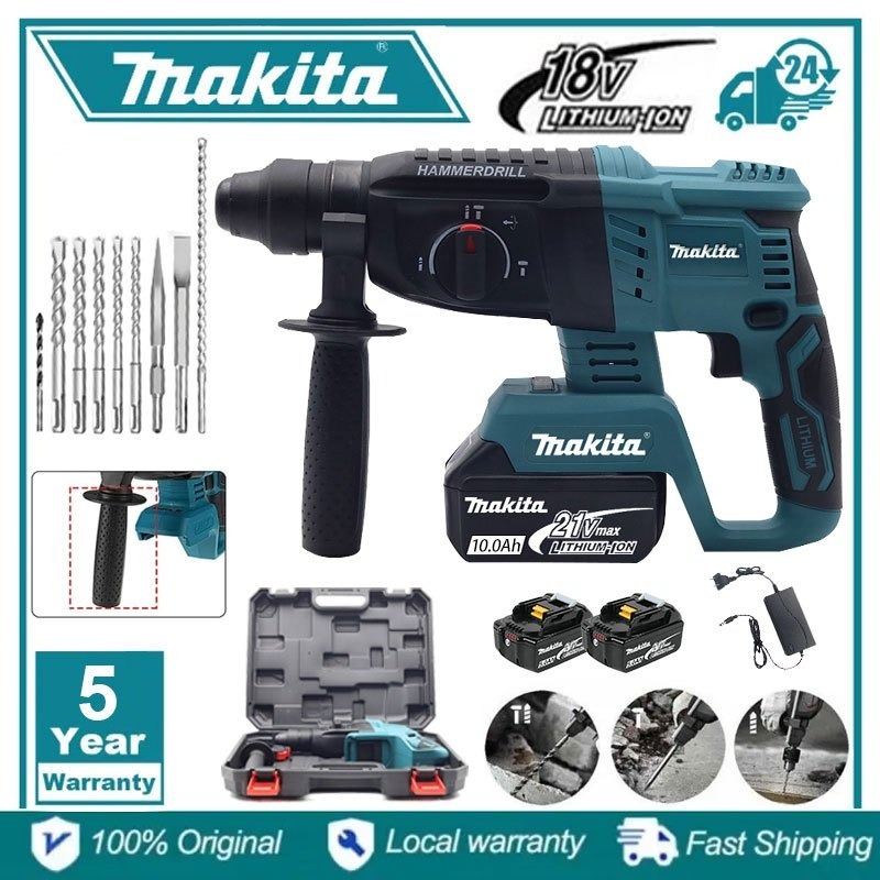 [Makita Stok Indonesia - Garansi 5 tahun]  DHR242 18V Bor impact nirkabel, motor brushless, alat tin