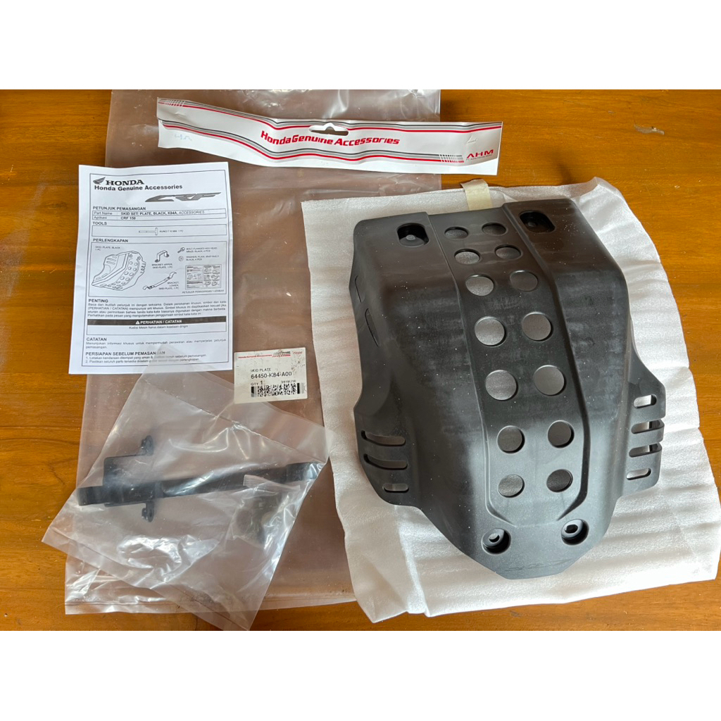 COVER PELINDUNG MESIN BAWAH CRF 150L ORIGINAL AHM 64450-K84-A00 SKID PLATE COVER TAMENG PELINDUNG ME