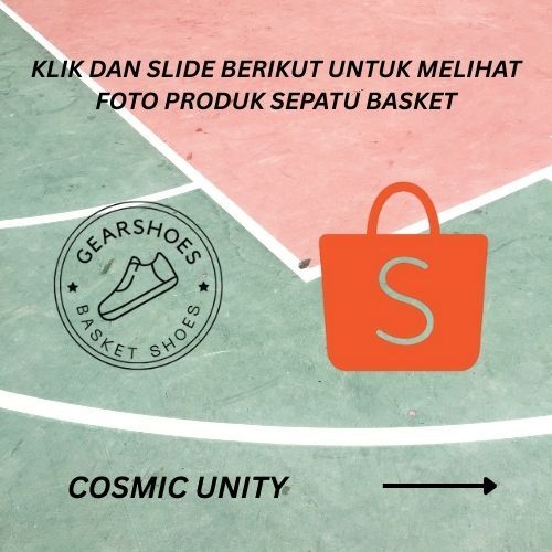 SEPATU BASKET GEARSHOES COSMIC UNITY LOW EYBL BLACK-MULTI COLOR