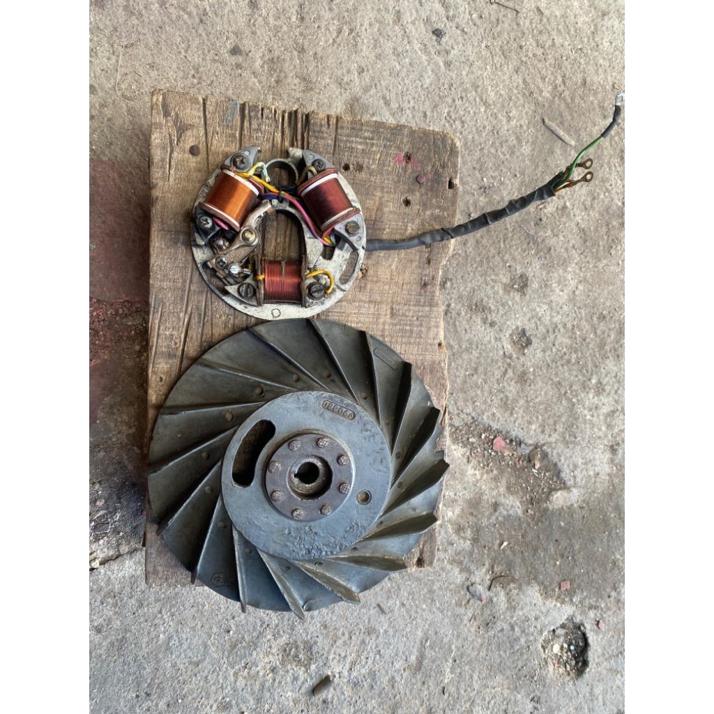 Magnet set pengapian vespa super/sprint As besar