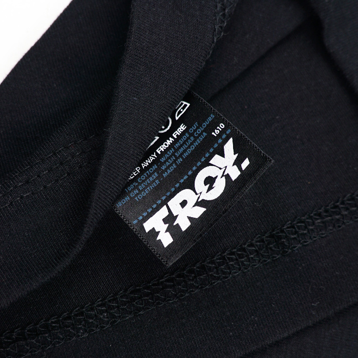 Troy Company Double Sleeve Longsleeve Black Stripe Rolled - Kaos Lengan Panjang Kaos Hitam Stripe DSD 3339