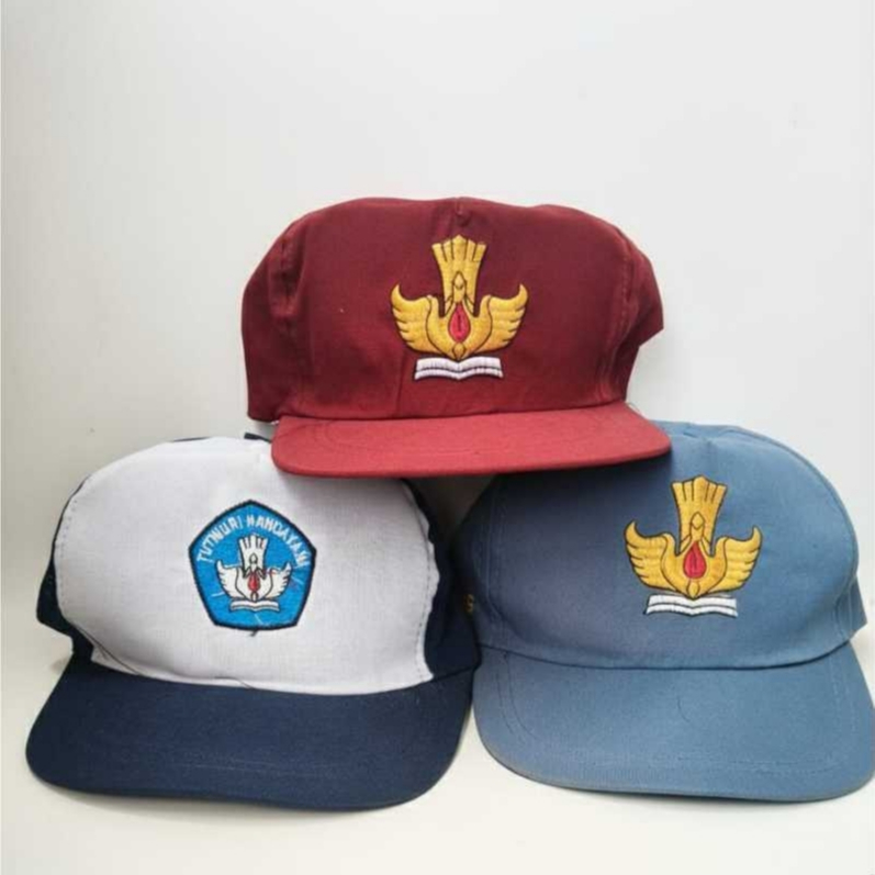 Topi SD SMP SMA / Topi Sekolah / Atribut SD SMP SMA / Atribut Seragam / Perlengkapan Sekolah