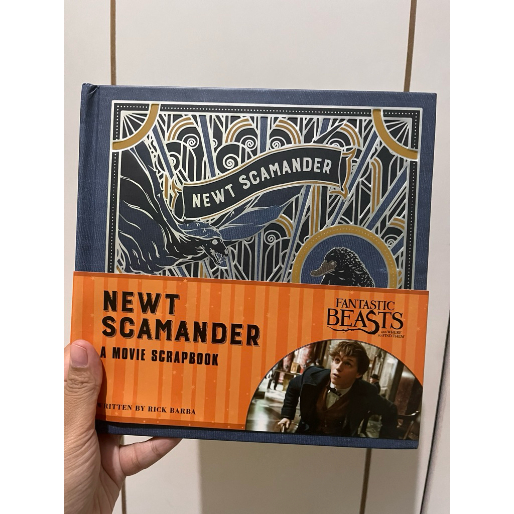 Newt Scamander fantastic beast a movie scrapbook preloved