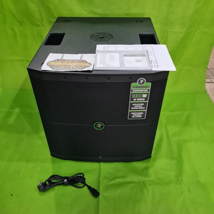 Mackie Thump-118S 1,400-Watt 18-Inch Powered Subwoofer Aktif Thump118S Co