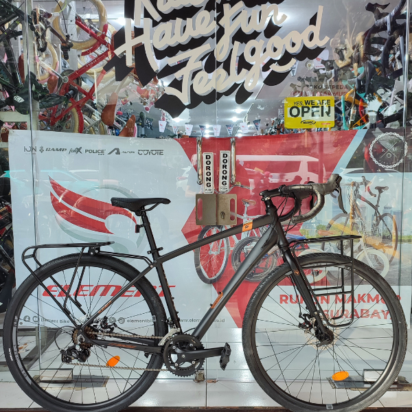 NEW Element Gravel Touring Road Bike FRC38 16 Speeds Alloy Internal Cable Routing / Front & Rear Car