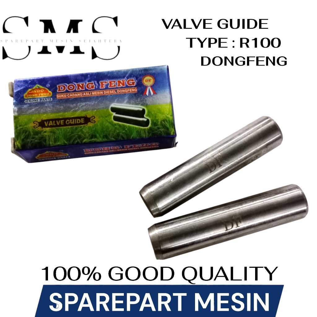 Sparepart Mesin Diesel DF VALVE GUIDE R100 Dongfeng 100% ASLI