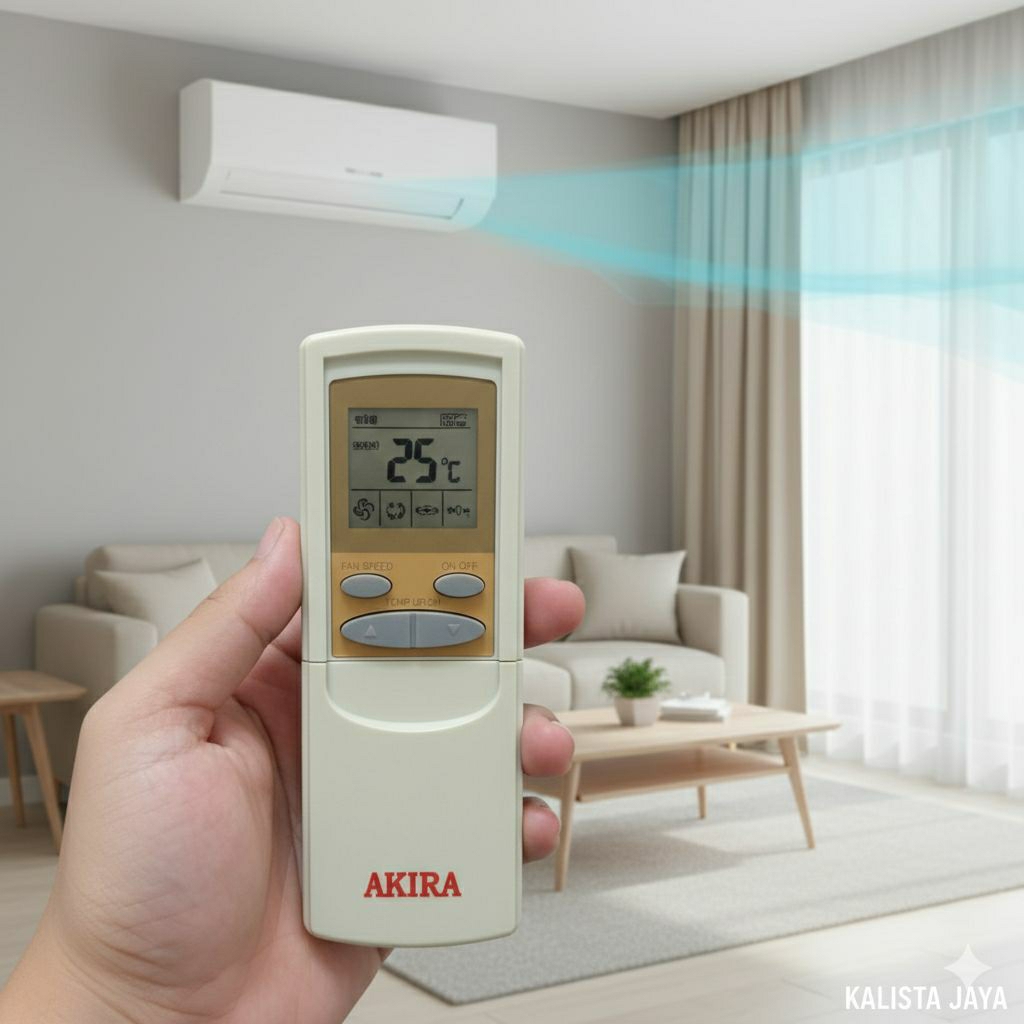 REMOTE REMOT AC AC AKIRA Y812A ORIGINAL ASLI