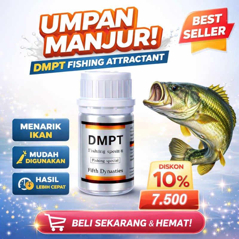 BEST SELLER DMPT Umpan Ikan Super Ampuh Pemikat Ikan Liar Lele Nila Patin Mas Fishing Attractant