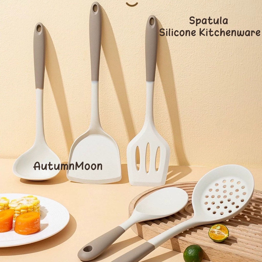 Alat Masak Spatula Silikon Tahan Panas Alat Masak Goreng Tumus Spatula Silikon