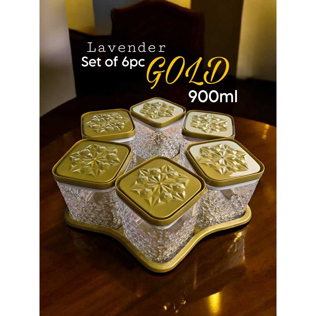 LAVENDER SET 6 CALISTA | Toples Lavender Calista Serbaguna | Toples Lebaran