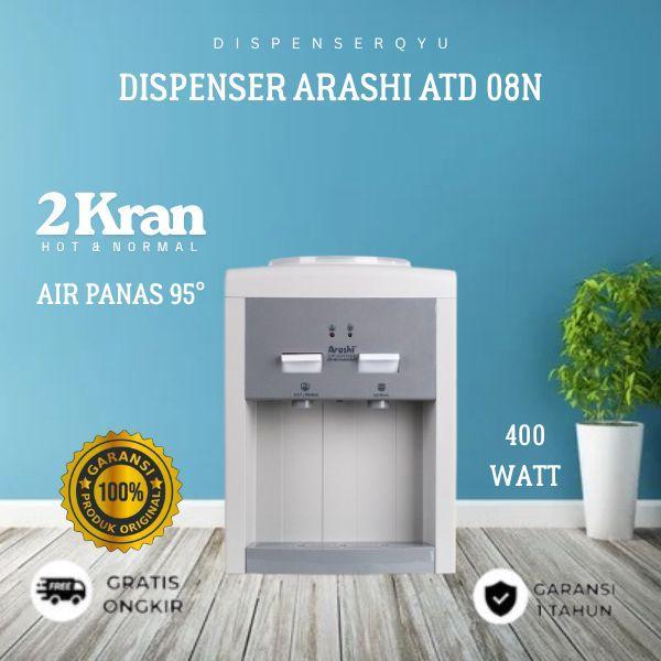 DISPENSER ARAHSI ATD 08N DISPENSER GALON ATAS 2 KRAN (HOT&NORMAL)
