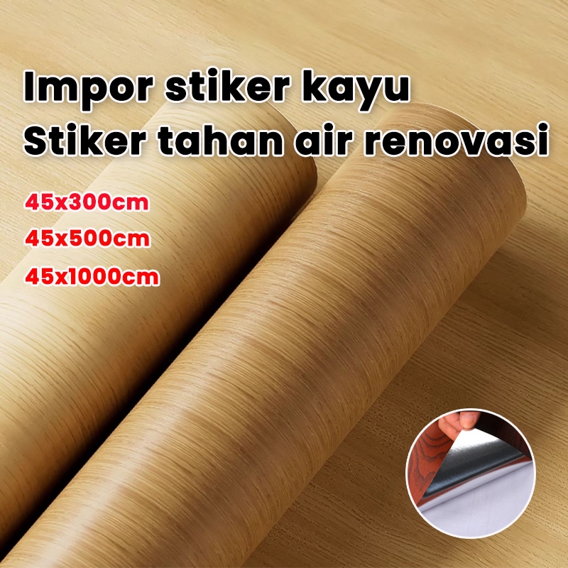 [kami] walpaper lantai wallpaper motif kayu stiker dinding kayu wallpaper wallpaper motif kayu panel