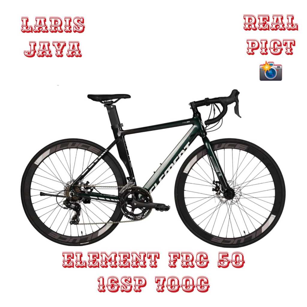 Sepeda Balap Element FRC 50 Road Bike 700c Sepeda Road Bike Element FRC 50 Frame Alloy TERBARU