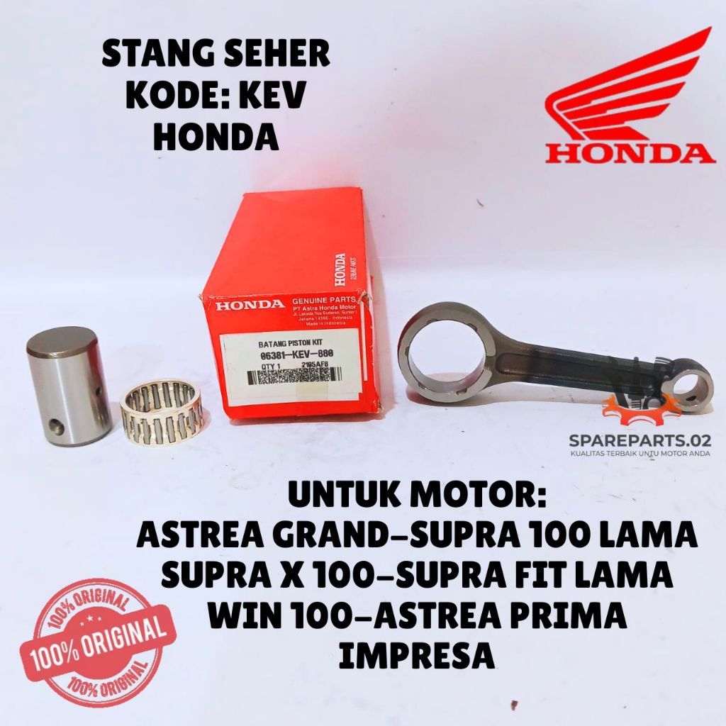 STANG SEHER ORIGINAL HONDA KODE KEV, STANG SEHER ASTREA GRAND, SUPRA 100 LAMA, SUPRA X 100, SUPRA FI