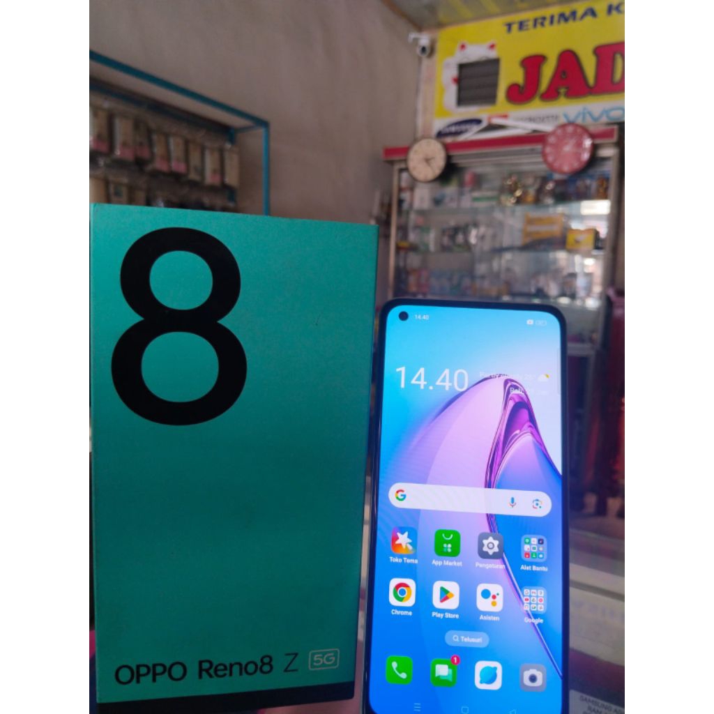 HP SECOND MURAH BERGARANSI OPPO RENO 8 Z RAM 8+4/256 kotak