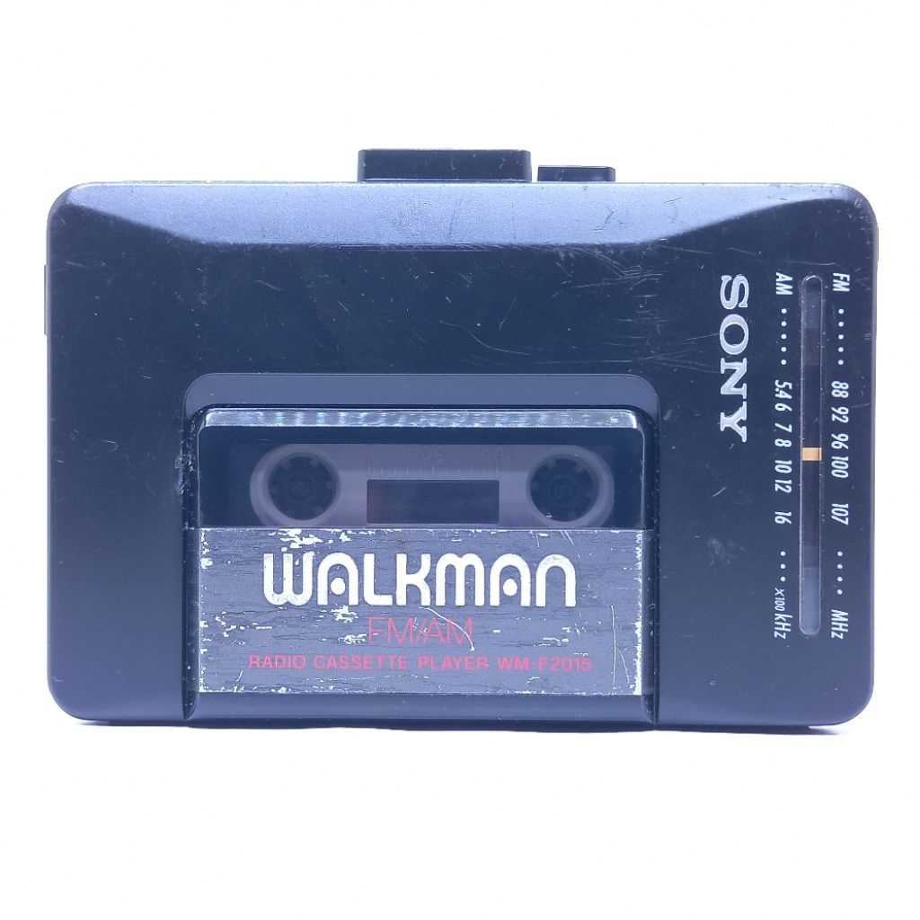 walkman Sony WM-F2015 tape player pemutar musik kaset pita radio FM AM