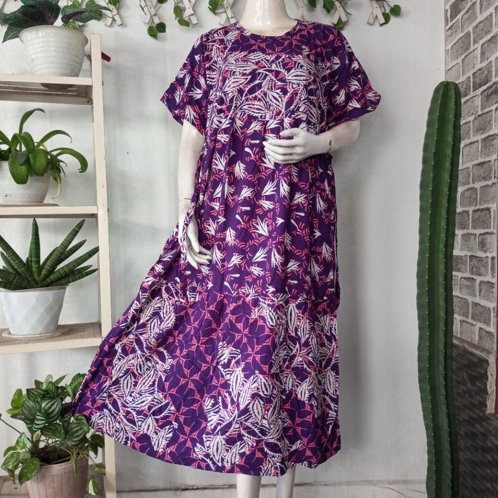 Qonita (Ld114,pb122) Daster Utari Susun UV