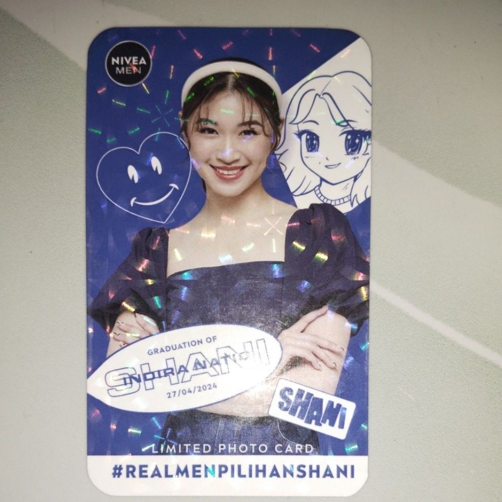PHOTOCARD "SHANI" NIVEAMEN X JKT48 HOLOGRAM | LIMITED EDITION