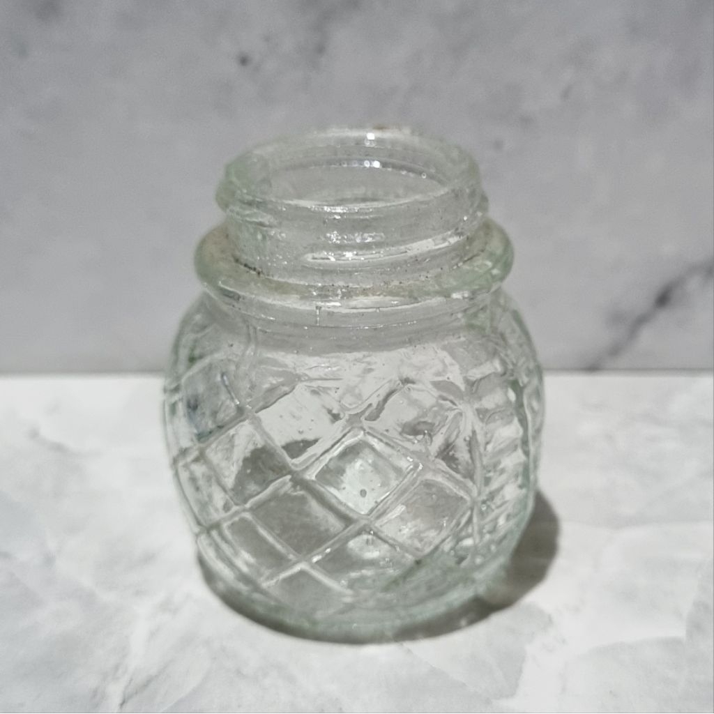 Pot Vas Bunga Botol Kaca Kecil Vintage Mini Transparan Kaca Koleksi Cantik