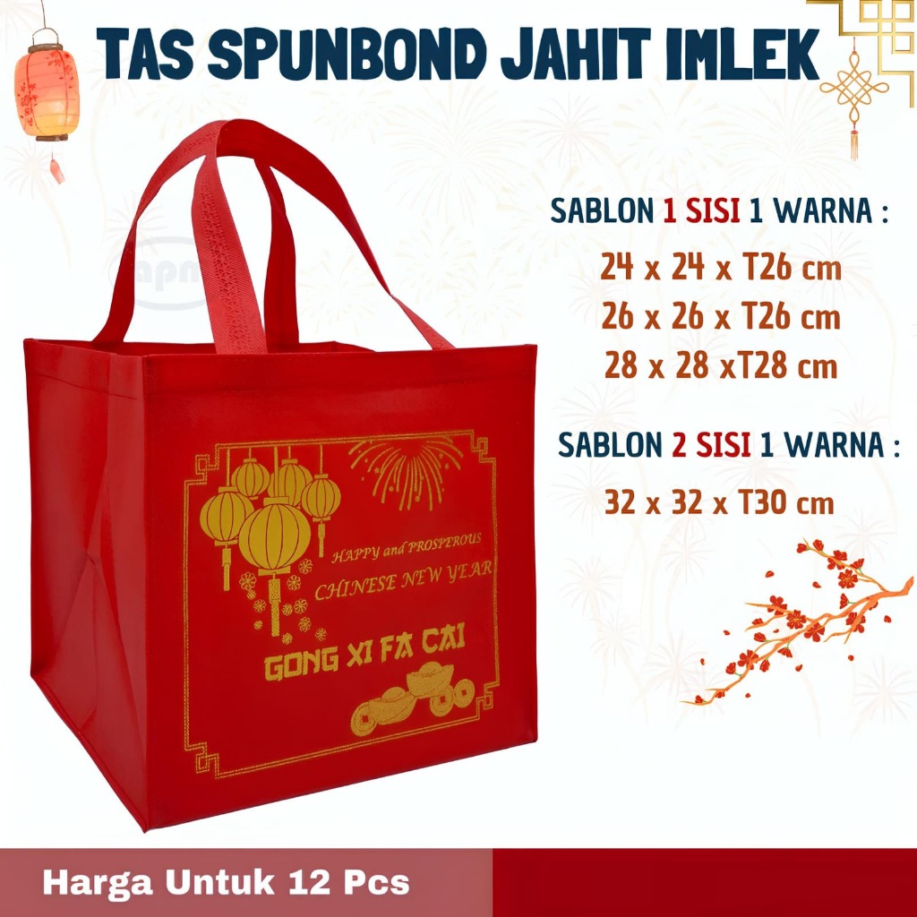 TAS SPUNBOND IMLEK/BOX IMLEK/GOODIE BAG